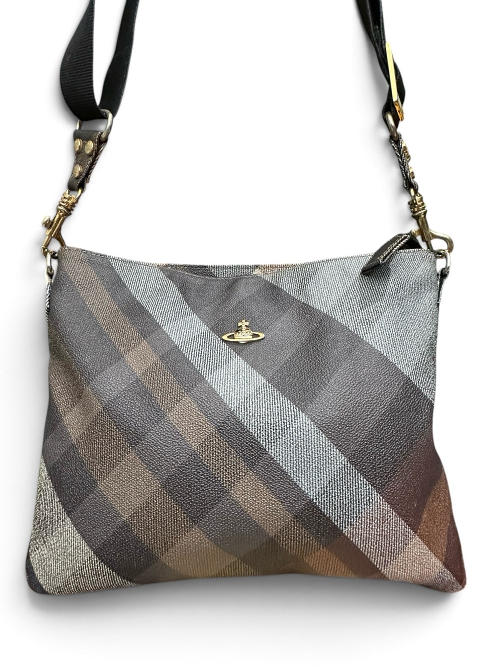 Vivienne Westwood Tartan Argyle Crossbody Bag